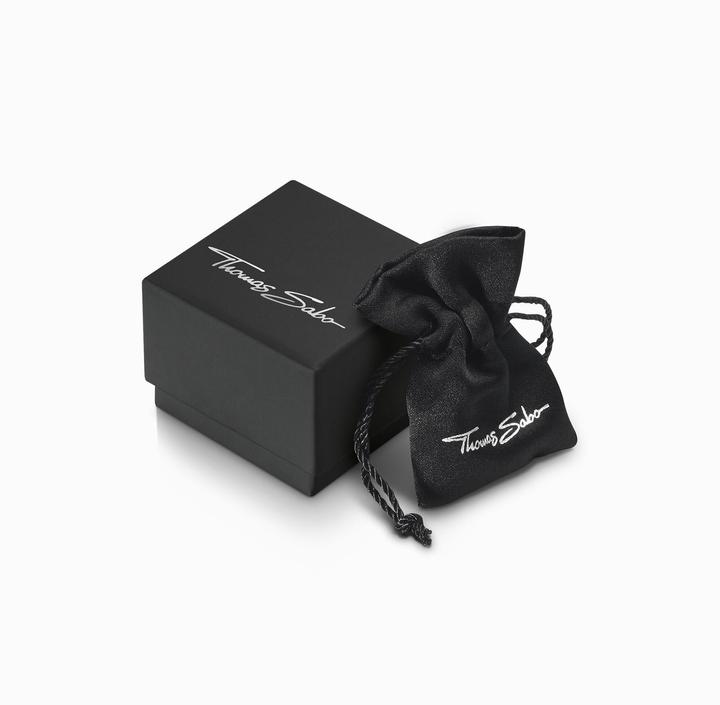 Produktbild Thomas Sabo Tennisarmband Herz mit weissen Steinen Silber (19 cm, Recyceltes 925 Silber)