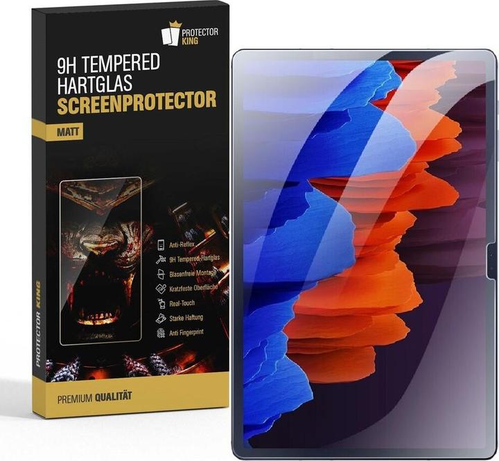 Produktbild Protectorking 1x Echtes Tempered 9H Panzerhartglas Matt Entspiegelt (1 Stück, Galaxy Tab S8 Plus)