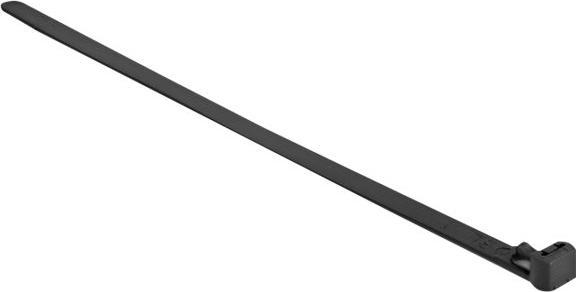Actual product image Delock Cable ties reusable heat-resistant L 150 x W 7.5 mm 100 pieces black (Plastic cable ties, 150 mm, 100 pcs.)