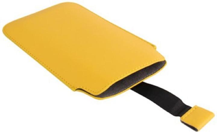 Produktbild König Design Handyhülle Tasche Slide Hülle Gelb (Samsung Galaxy Note)