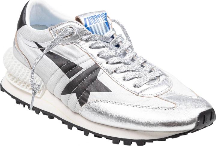 Produktbild Golden Goose running sneakers in leather and nylon color silver/black (40)