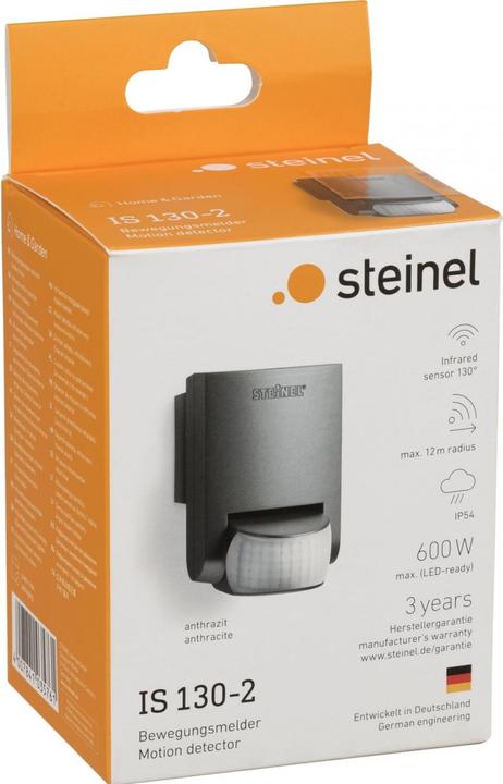 Actual product image Steinel IS 130-2 infrared sensor anthracite (12 m)