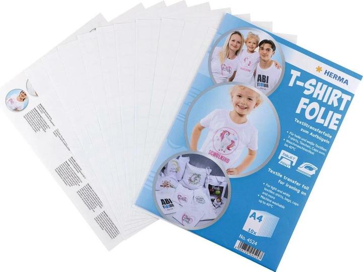 Actual product image HERMA T-shirt foil A4