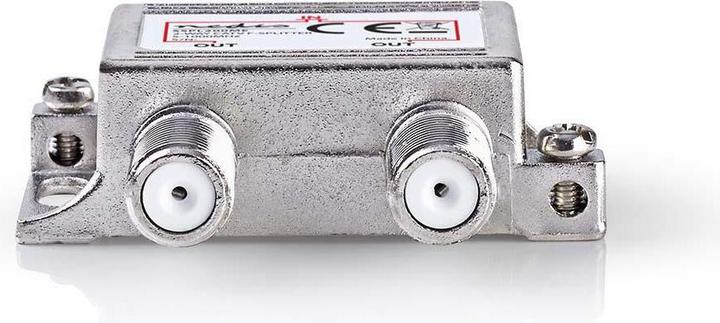 Produktbild Nedis CATV-Splitter | 5 - 1000 MHz | Einführungsverlust: 4.2 dB | Anzahl der Ausgänge: 2 | 75 Ohm | (CAT5)
