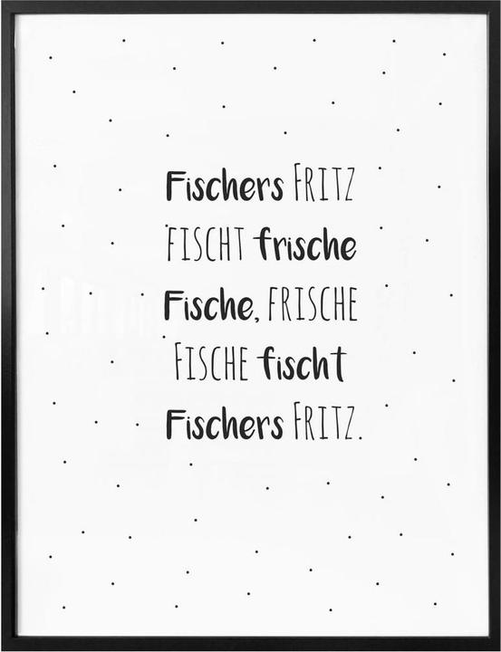 Image du produit Trenddeko Tordeur de langue - Fischer's Fritz (60 x 80 cm)