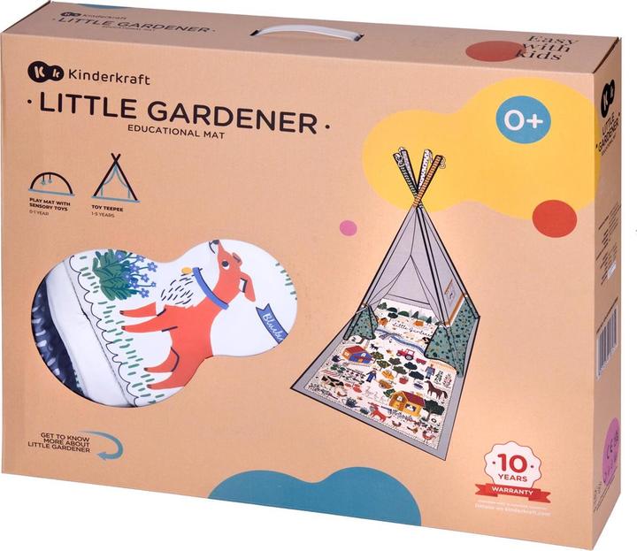 Productafbeelding KinderKraft LITTLE GARDENER educatief speelkleed (92 x 140 cm)
