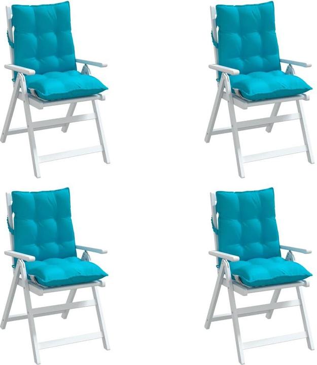 Produktbild VidaXL Niedriglehner-Auflagen 4 Stk. Oxford-Gewebe (100 x 50 x 7 cm)