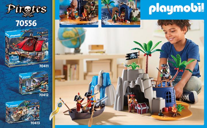 Produktbild Playmobil Pirateninsel mit Schatzversteck (70556, Playmobil Pirates)