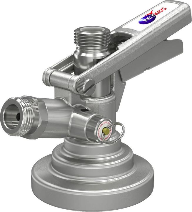 Produktbild Ich-zapfe Zapfkopf, Keg Verschluss für KeyKeg Fässer - Mit Sicherheitsventil & Fühler