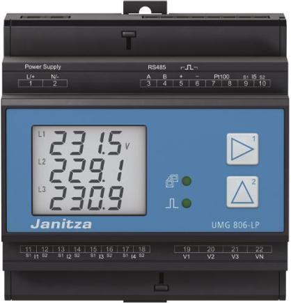 Immagine prodotto Janitza Analizzatore di energia UMG 806-LP (UL)