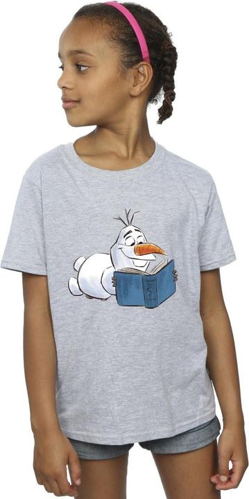 Immagine prodotto Disney Frozen Olaf Reading Maglietta Ragazze (152, 158)