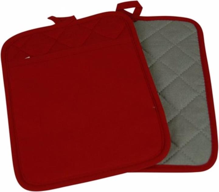Image du produit Stronghold Porte-pot rouge 2pcs 23x18cm (Coton)