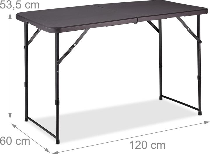 Actual product image Relaxdays Camping table