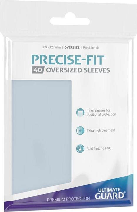 Image du produit Ultimate Guard UGD010449 - Precise-Fit 40 Porte-cartes grande taille, transparent