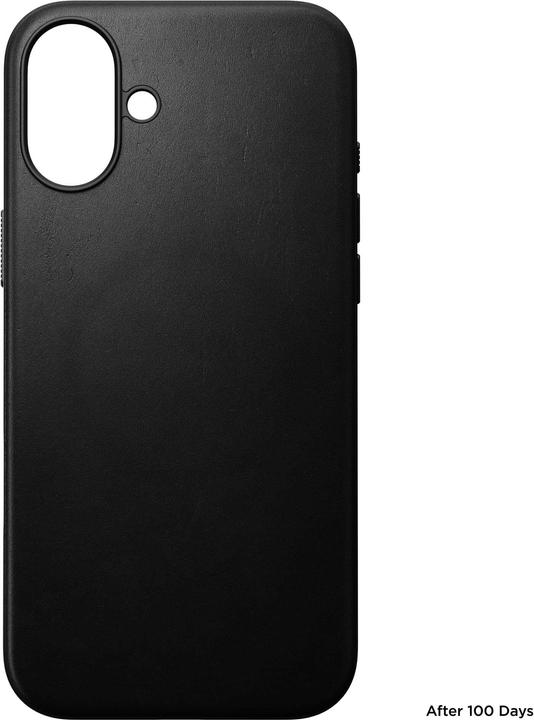 Produktbild Nomad Modern Leather Case iPhone 16 Plus Black (Apple iPhone 16 Plus)