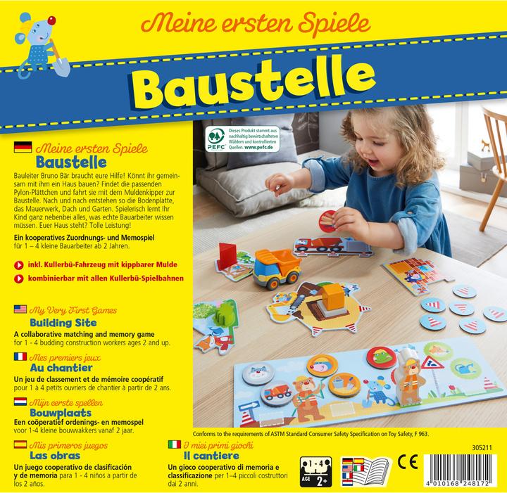 Actual product image Haba My first games- construction site (German)