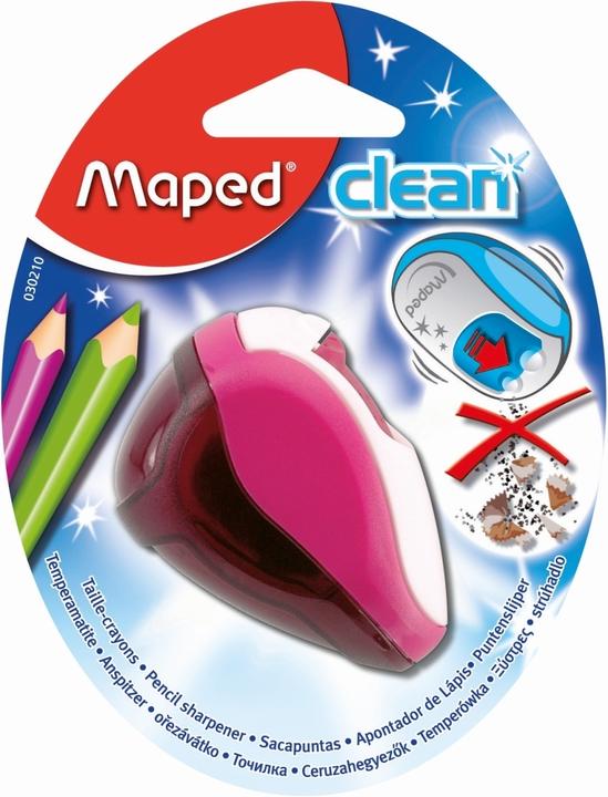 Actual product image Maped Sharpener with collection container Clean, 2 pencil sizes, f.ass., in blister pack