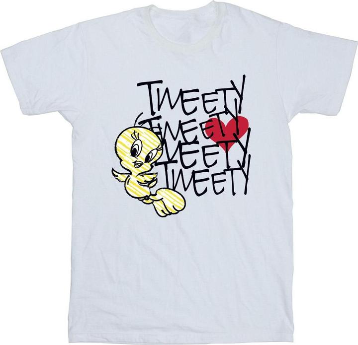 Immagine prodotto Looney Tunes Tweety Love Heart Maglietta Uomo (S)