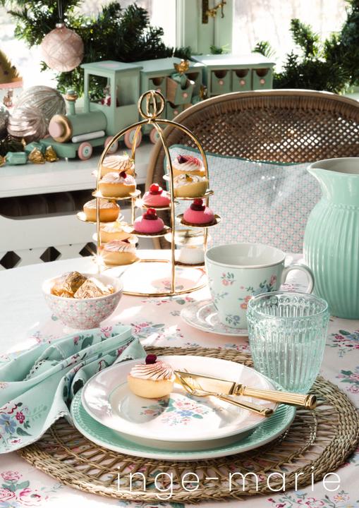 Produktbild Greengate Kelsey Tischläufer white 140x45cm (140 x 45 cm)