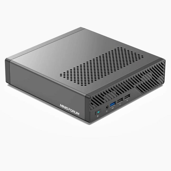 Image du produit Minisforum Mini PC MS-01 Barebone avec Intel Core i5-12600H,vPro Enterprise Support,2x10Gbps SFP+LAN/2x2.5G RJ4