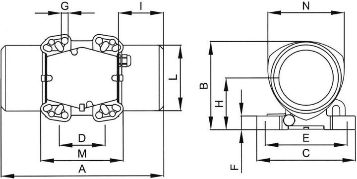 Immagine prodotto NV Vibratori elettrici per esterni serie NEA/NEG/NED