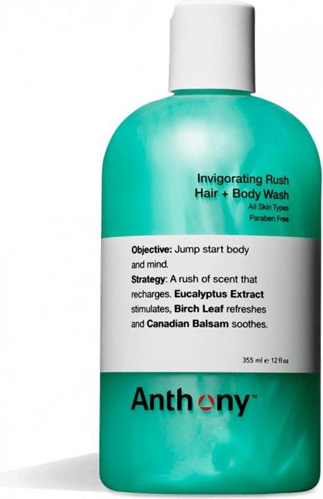 Image du produit Anthony Nettoyant Cheveux + Corps Revigorant Rush (100 ml)
