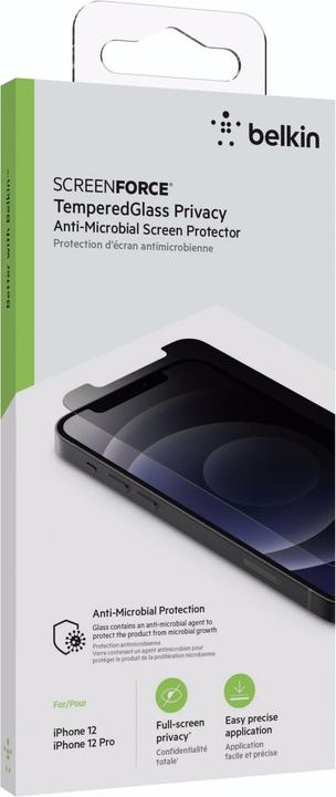 Produktbild Belkin ScreenForce TemperedGlass (1 Stück, Realme 12 Pro+, Apple iPhone 12)
