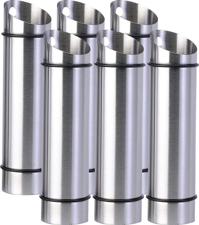 Actual product image Rosenstein & Söhne Set of 6 stainless steel water evaporators for radiators