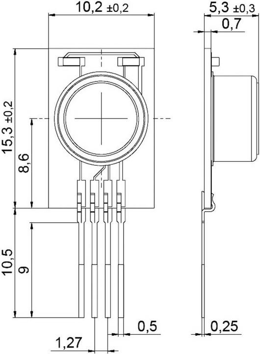 Produktbild IST Feuchte und Temperatur Sensor Digitaler /Temperatur HYT