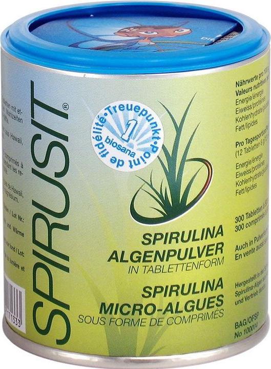 Image du produit Spirusit Microalgues en comprimé 500 mg (300 pièce(s), Cachets, 200 g)