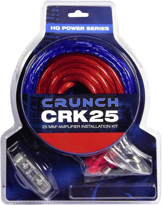 Actual product image Crunch Power amplifier connection set