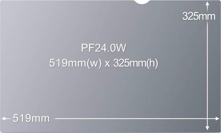 Produktbild 3M Blickschutzfolie PF24.0W 61,0 cm (24) Bildformat: 16:10 Passend für Modell: sal (24", 16 : 10)