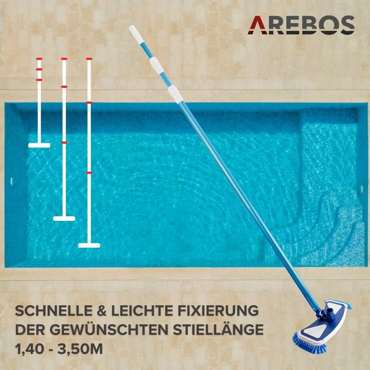 Image du produit Arebos Nettoyeur de fond de piscine