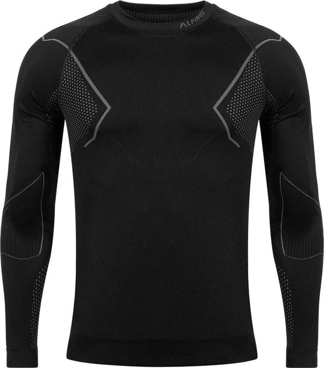 Produktbild Alpinus Thermoaktives Herren-Sweatshirt Active Base Layer schwarz-grau GT43189 S (S)