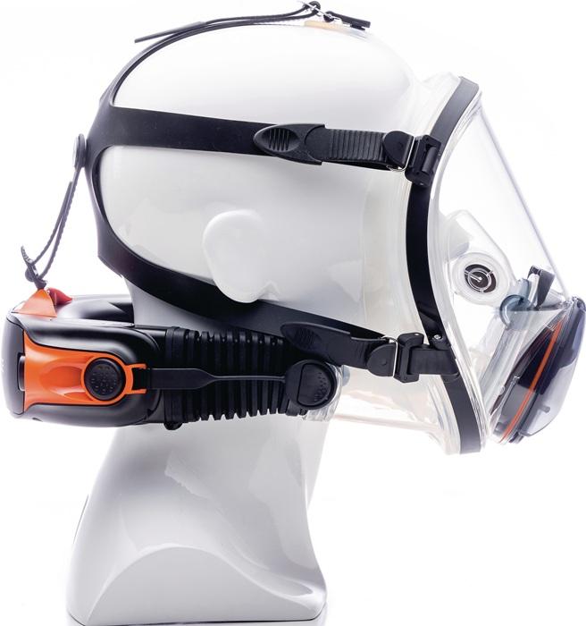 CleanSpace Masque respiratoire intégral CST1017 EN 12942 sans filtre, avec écran en polycarbonate (1 x)