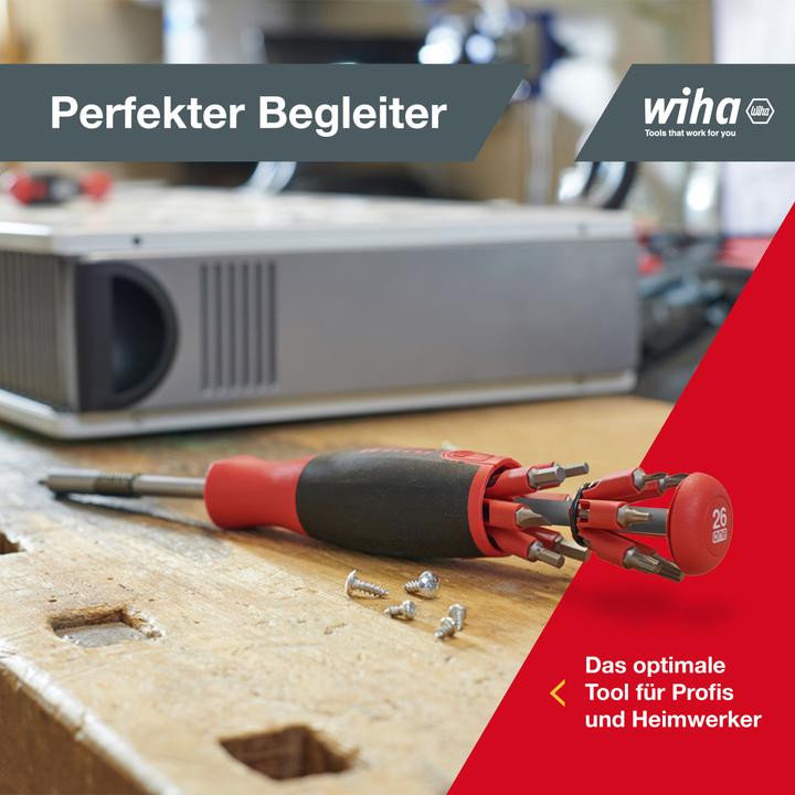 Actual product image Wiha Workshop Magazine Screwdriver (Port)