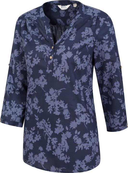 Actual product image Mountain Warehouse Womens/Ladies Petra Floral 3/4 Sleeve Shirt (34 D)