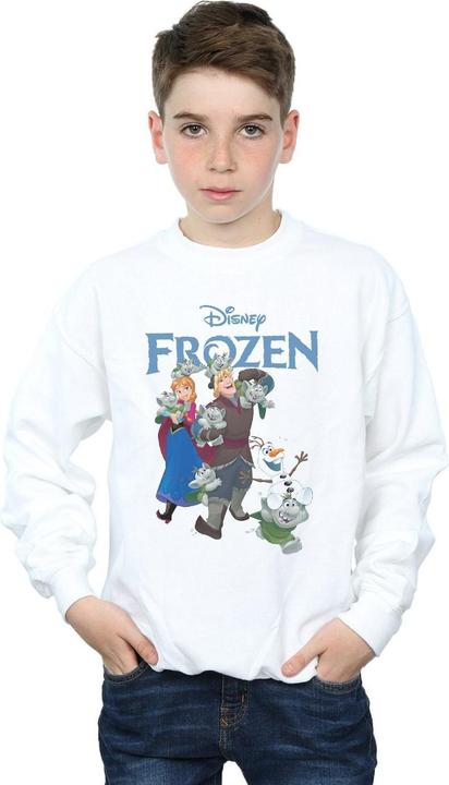 Actual product image Disney Boys Frozen Happy Trolls Sweatshirt (128)