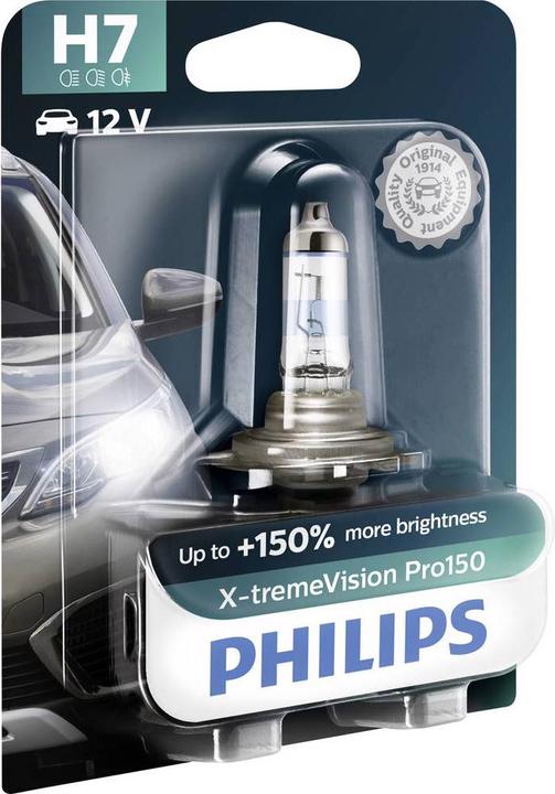 Immagine prodotto Philips Lampada alogena per fari H7 X treme Pro150 (H7)