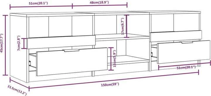 Image du produit VidaXL Talis (150 x 33.5 x 45 cm)