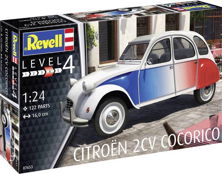 Actual product image Revell 07653 Citroën 2 CV Cocorico car model kit 1:24