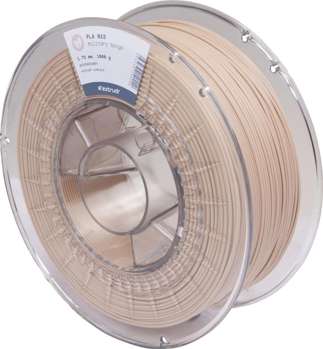 Actual product image Extrudr Filament PLA NX2 military beige 1.75mm 1000g (PLA, 1.75 mm, 1000 g, Brown)