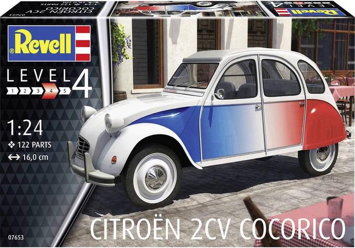 Actual product image Revell 07653 Citroën 2 CV Cocorico car model kit 1:24