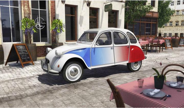 Actual product image Revell 07653 Citroën 2 CV Cocorico car model kit 1:24
