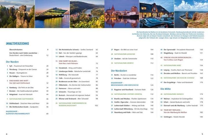 Produktbild Das Reisebuch Deutschland (Deutsch, Axel Pinck, Britta Mentzel, Eva Becker, Barbara Rusch, 2021)