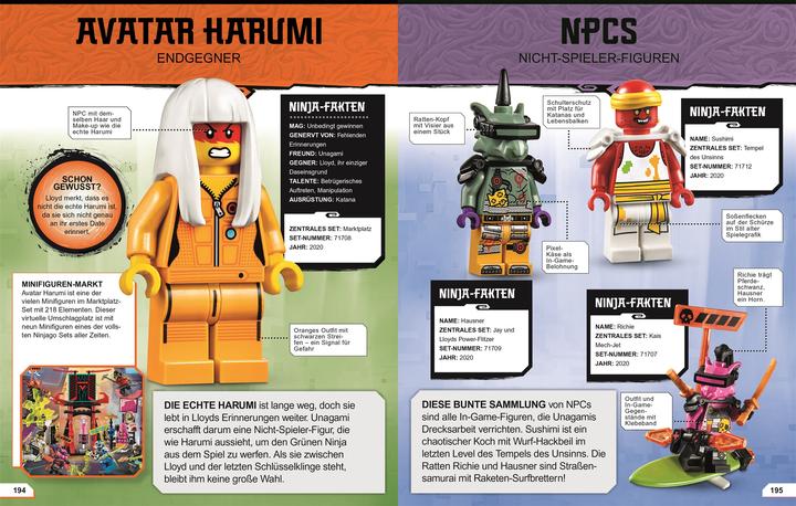 Immagine prodotto LEGO Ninjago - Lexikon der Minifiguren (Tedesco, Simon Hugo, Claire Sipi, 2021)