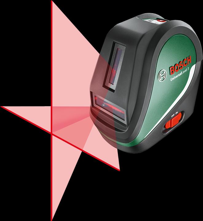 Actual product image Bosch Home & Garden Cross Line Laser UniversalLevel 3