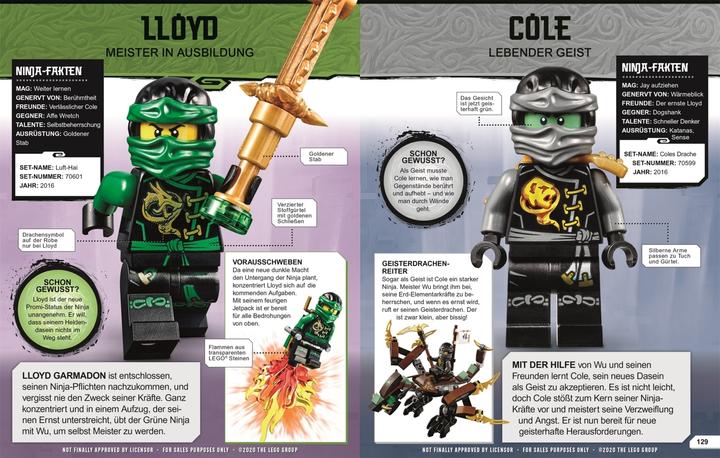 Immagine prodotto LEGO Ninjago - Lexikon der Minifiguren (Tedesco, Simon Hugo, Claire Sipi, 2021)