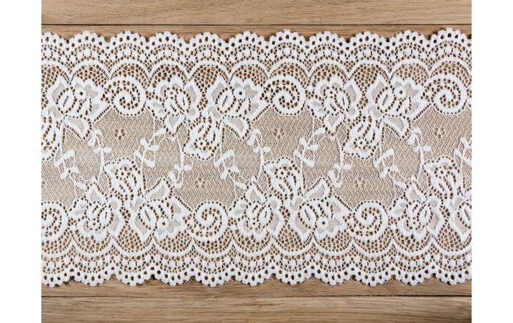 Image du produit Partydeco Tissu dentelle 15 x 900 cm, blanc
