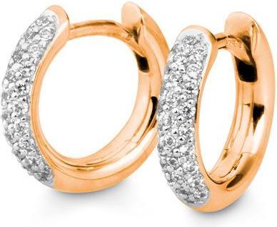 Produktbild Breuning Creolen - BRILL. 0,308 Ct. H/si (750/18 K Gold)
